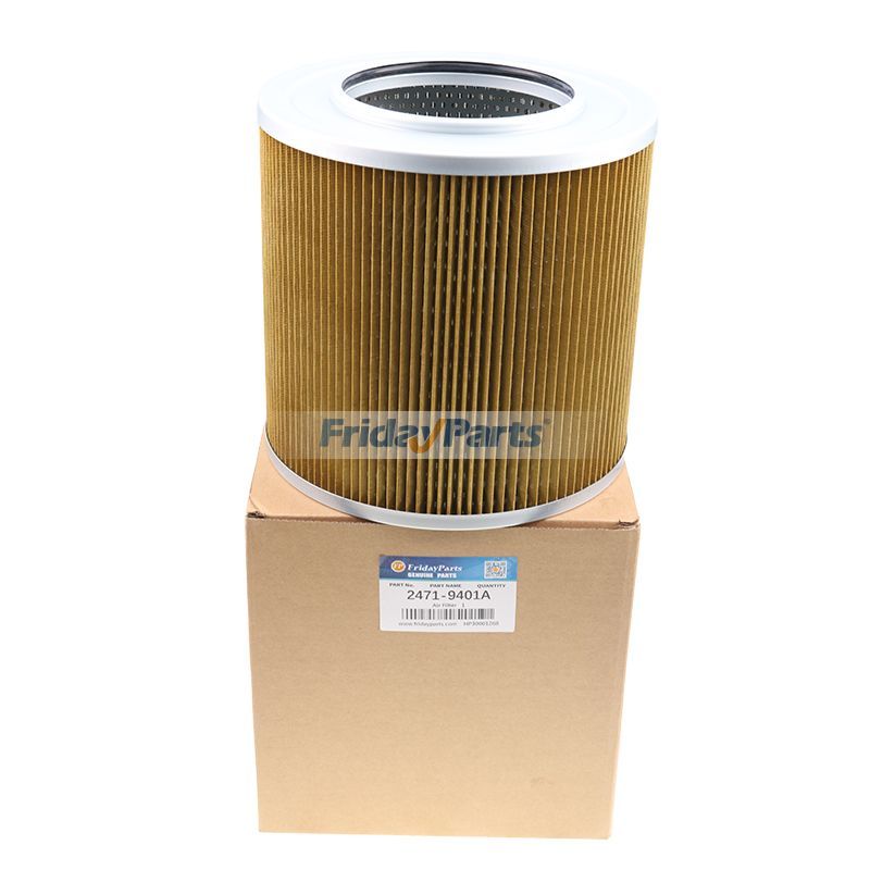 For Doosan Daewoo Excavator SOLAR 300LC-7A SOLAR 300LC-V SOLAR 300LL SOLAR 330-III SOLAR 330LC-V Suction Air Filter 2471-9401A