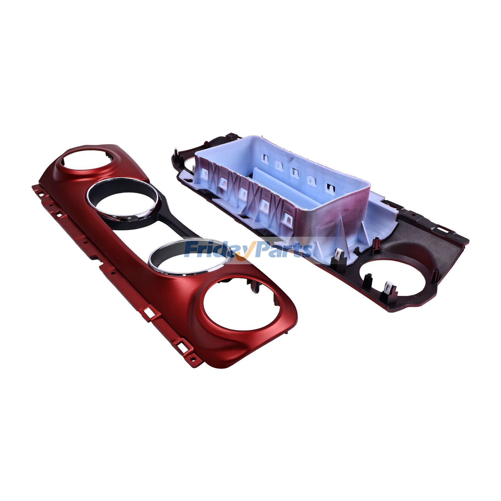 Armaturenbrett-Zierleisten-Set Rubicon RotFür Jeep