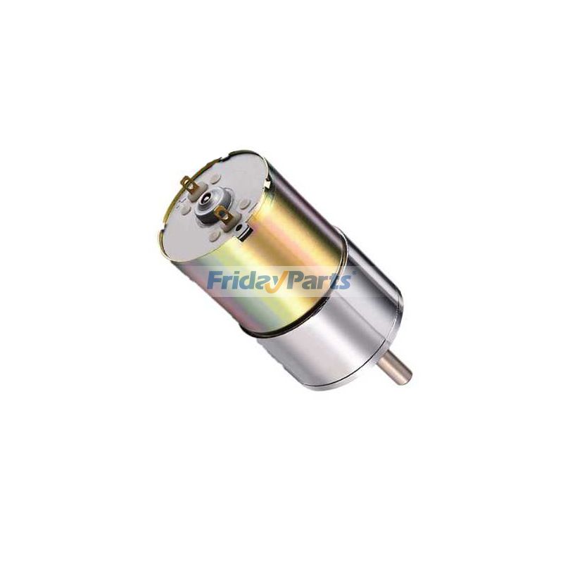 Motorreductor de CC de 24 V y 1000 RPM con eje de salida central de 37 mm de diámetro