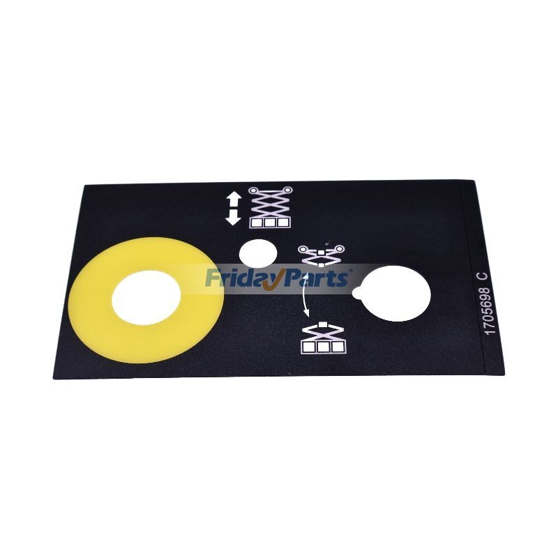 Decal Control Panel 1705698 for JLG Scissor Lift 2630ES