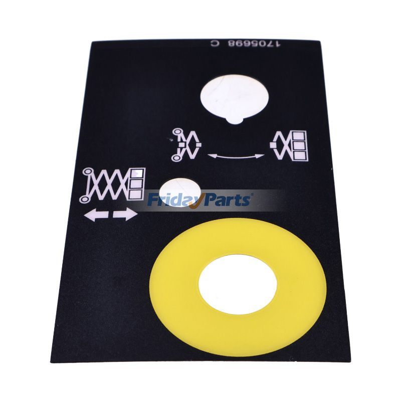 Decal Control Panel for Aerial Work Platforms