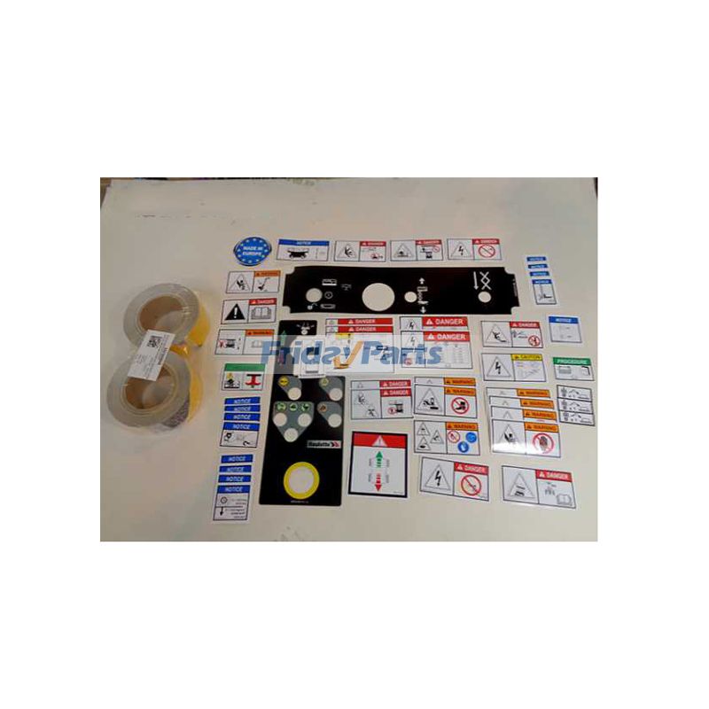 Decal Kit 4000712280 for Haulotte Scissor Lift COMPACT 10