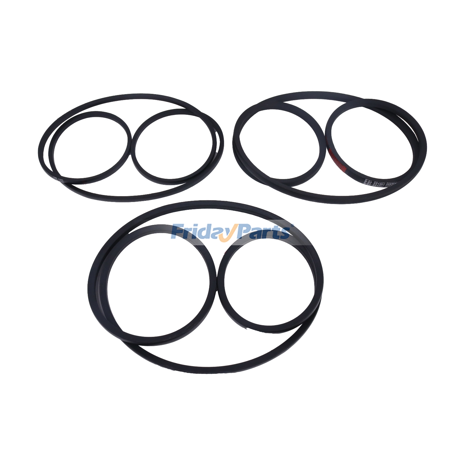 Deck & Drive V-Belt Kit 532180808 532174368 532161597 for Husqvarna 48" Garden Tractor GTH2248 GTH2548 GTH250