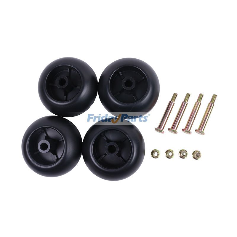 Deck Wheel Kit 753-04856A 734-03058 for Ariens Cub Cadet Excel Hustler John Deere MTD Murray Simplicity Toro Wright Mfg