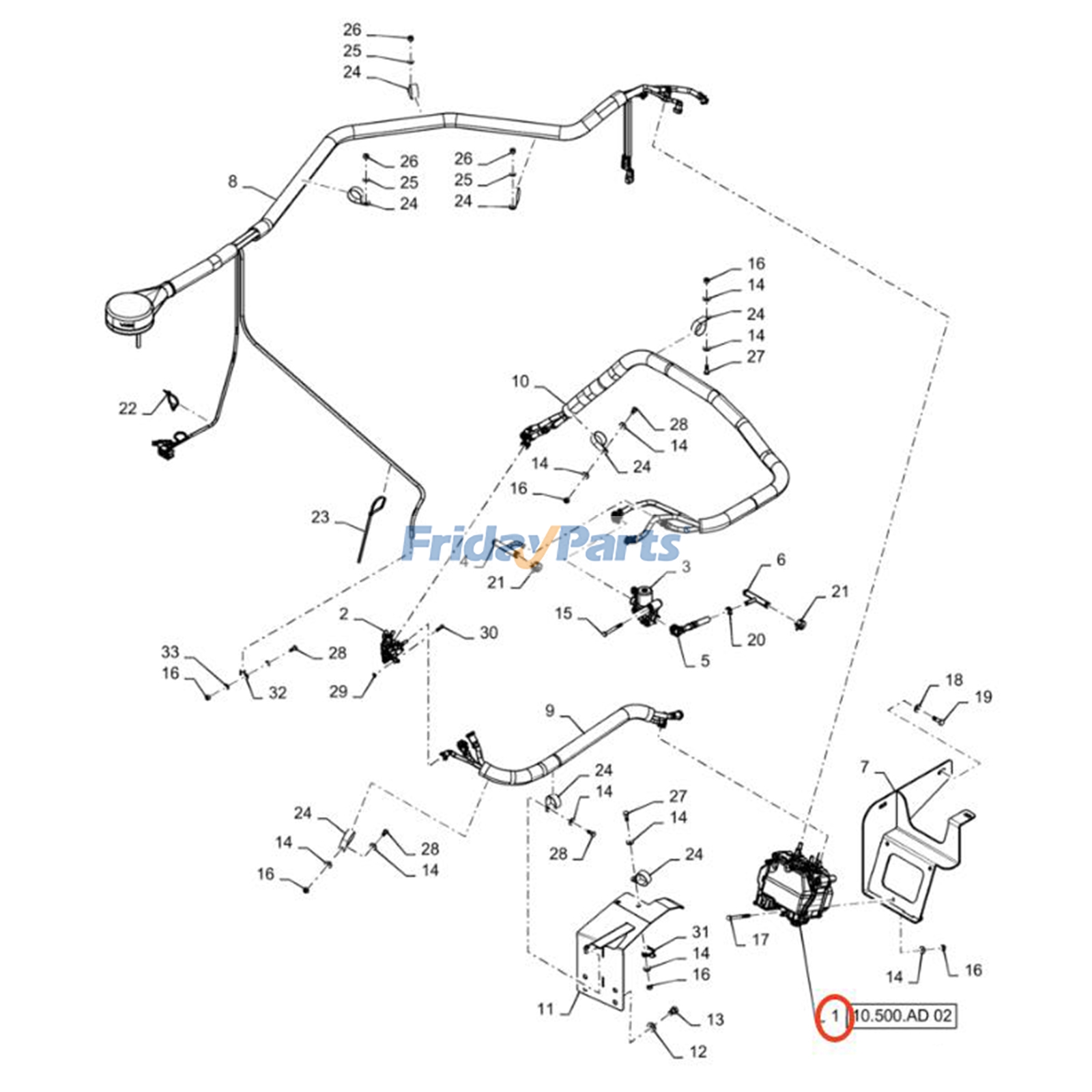 DEF Urea Injection Module for Harvester,Tractor