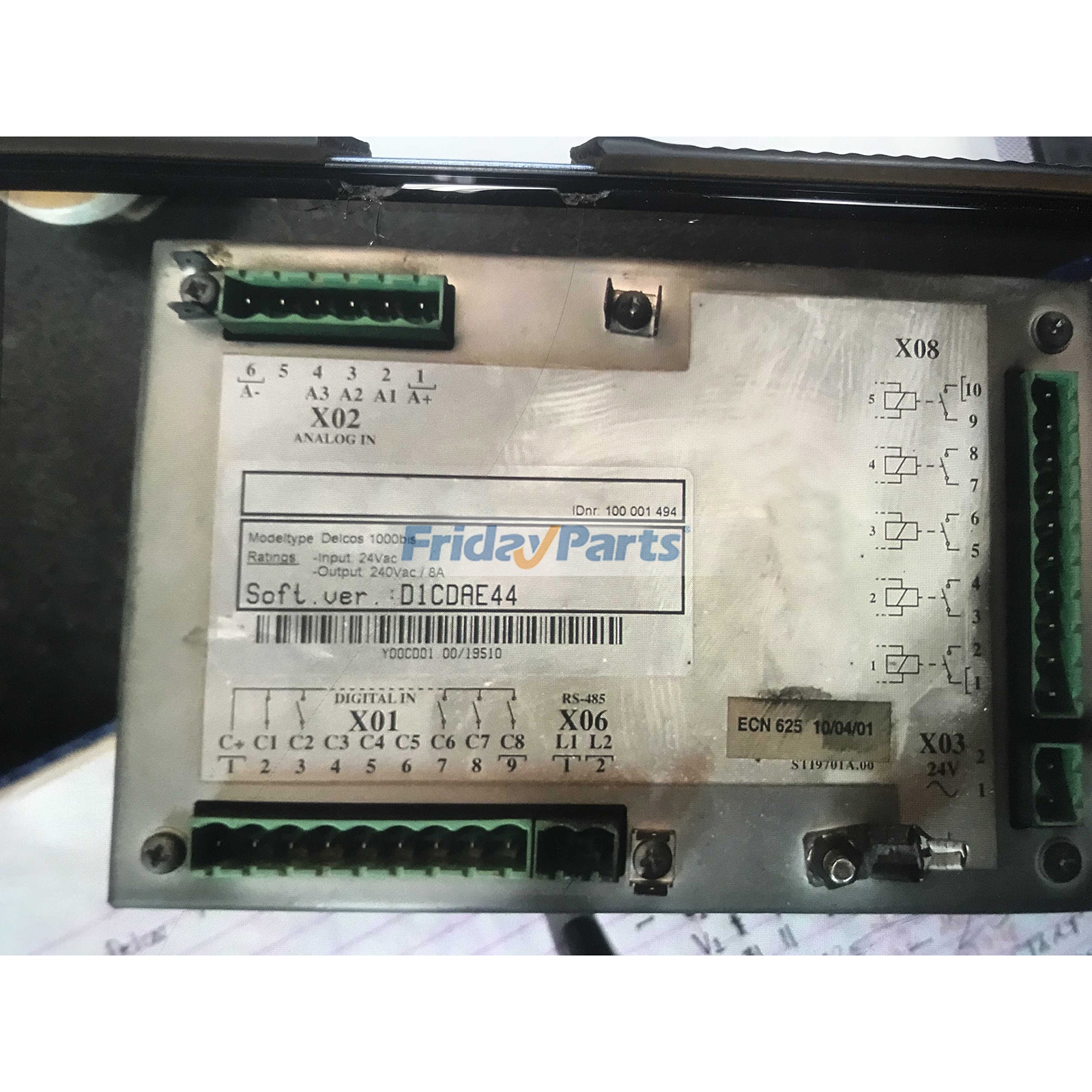 Controlador Delcos 1000bis para compressor de ar Compair