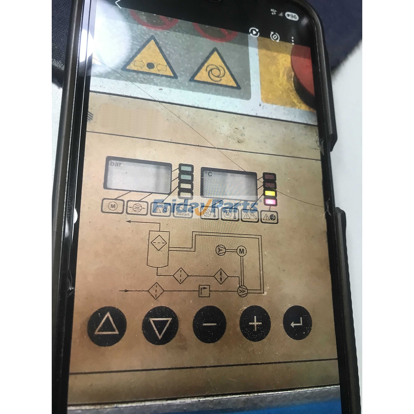 Controlador Delcos 1000bis para compressor de ar Compair para Compressor de ar