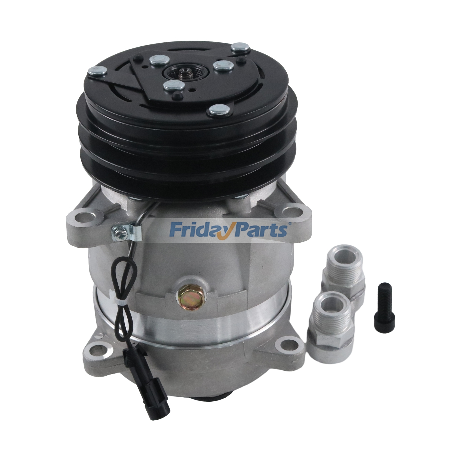 A/C Compressor 2938-07-1260 for Komatsu Backhoe Loader WB156PS-5 WB156-5 WB146-5 WB146PS-5