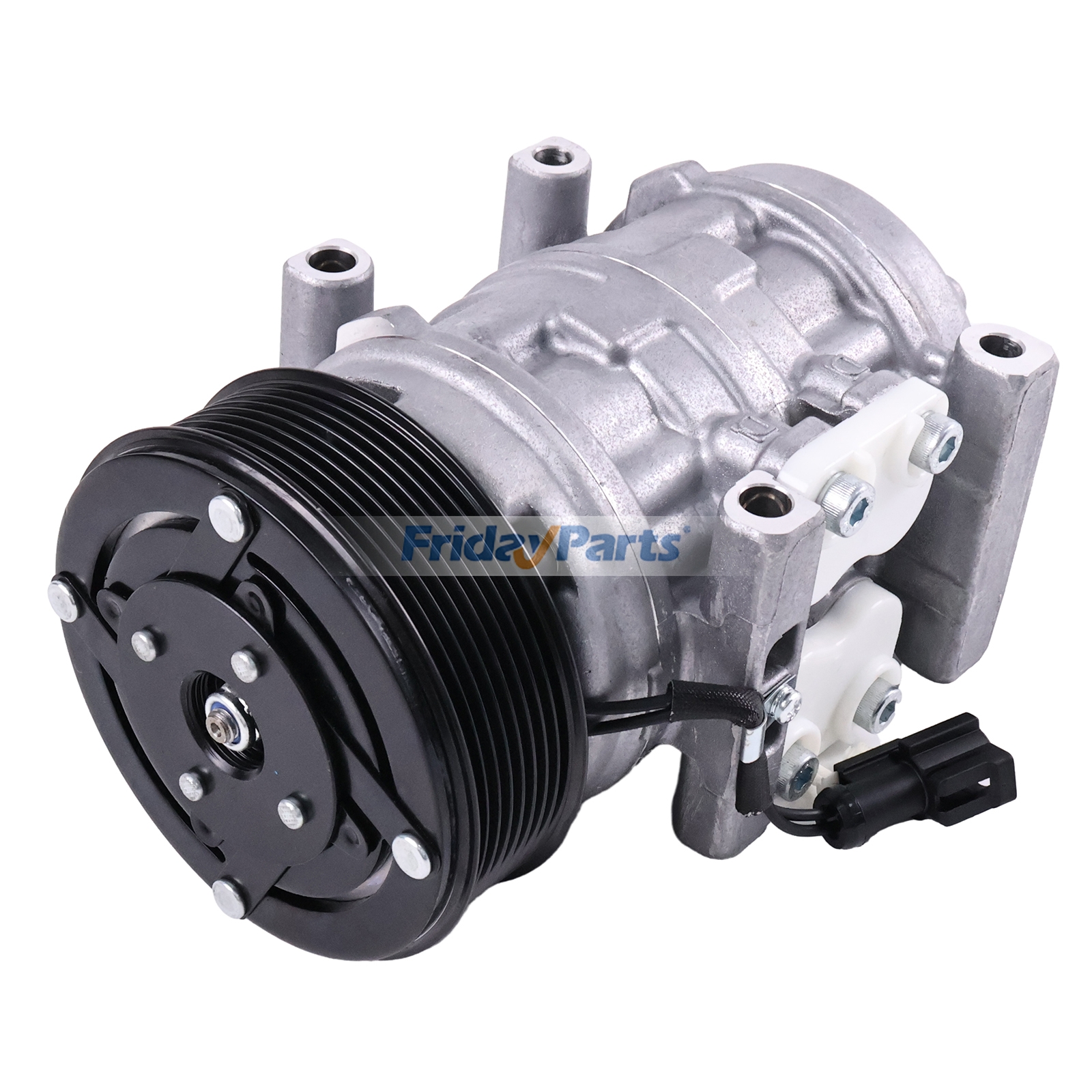 Sprężarka klimatyzacji 12V 8PK 10P15 DQ49620 do ciągnika John Deere 6110J 6125J 6165J 6180J 6405 6415 6615 7505 7515