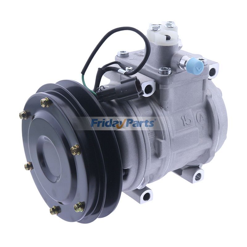 10PA15C A/C Compressor 195-911-8990 for Komatsu Bulldozer D155A-2 D155A-3 D155A-5 D275A-2 D275A-5 D475A-2 D475A-3 D85E-21