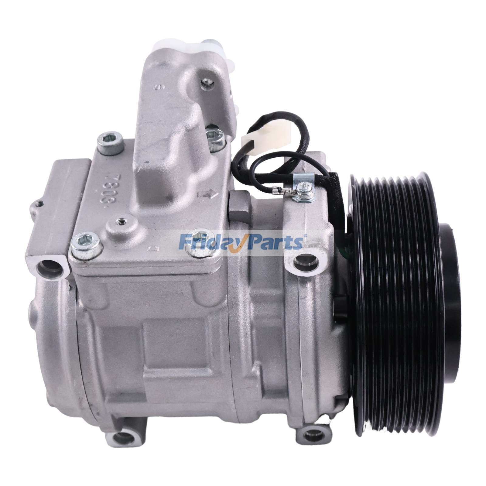 Compresor de aire acondicionado 24V 8PK 10PA15C SE502402 para camión volquete articulado John Deere 350D 400D de FridayParts