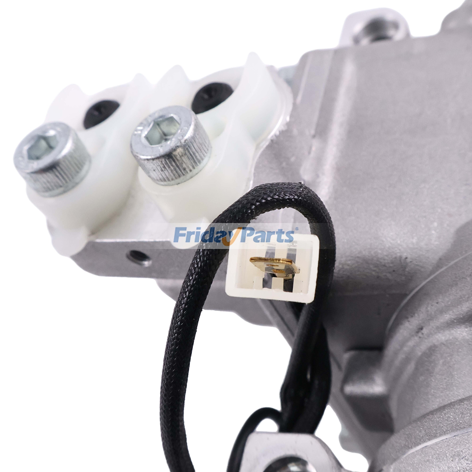 Compra Compresor de aire acondicionado 24V 8PK 10PA15C SE502402 para camión volquete articulado John Deere 350D 400D en Fridayparts