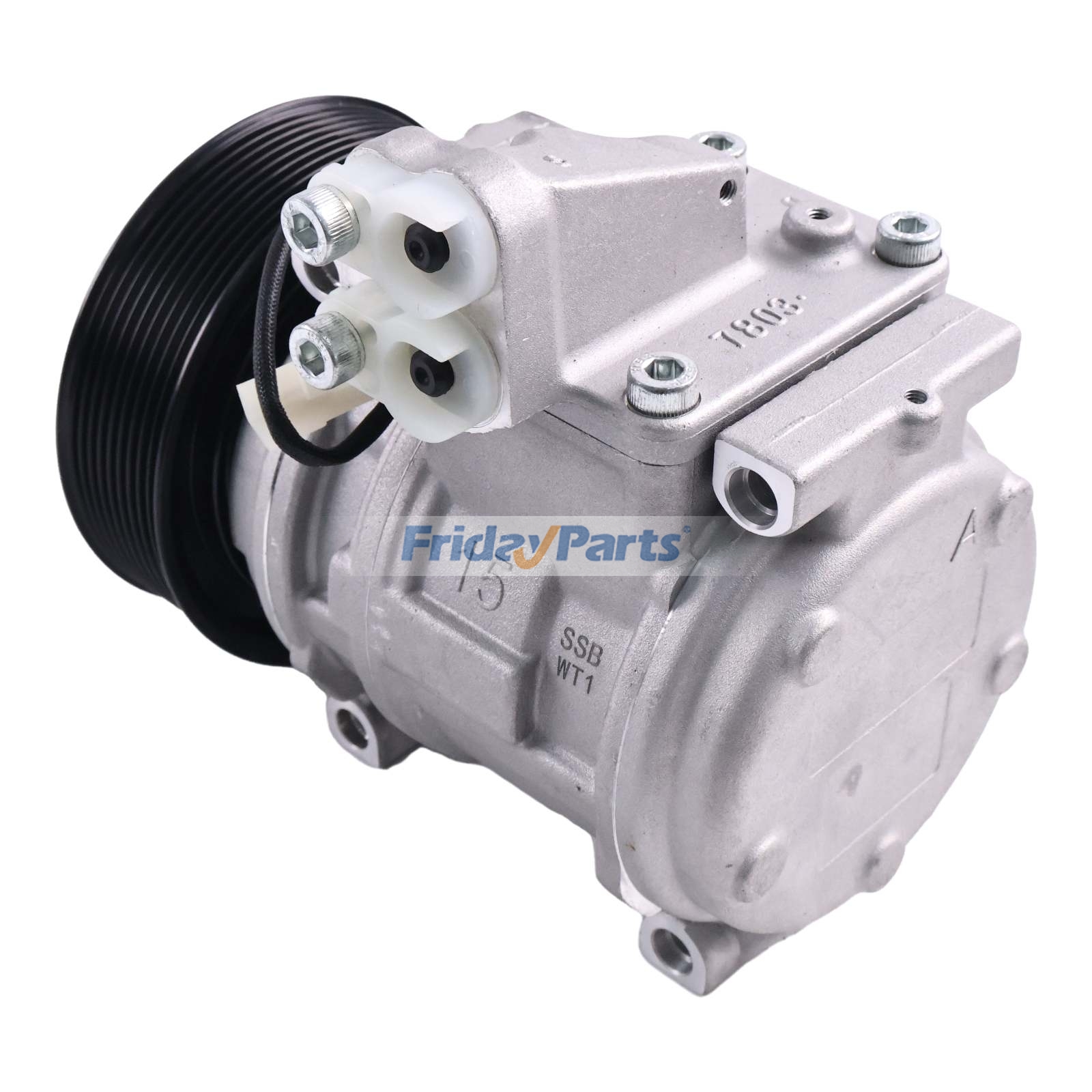 Compresor de aire acondicionado 24V 8PK 10PA15C SE502402 para camión volquete articulado John Deere 350D 400D Para JOHN DEERE