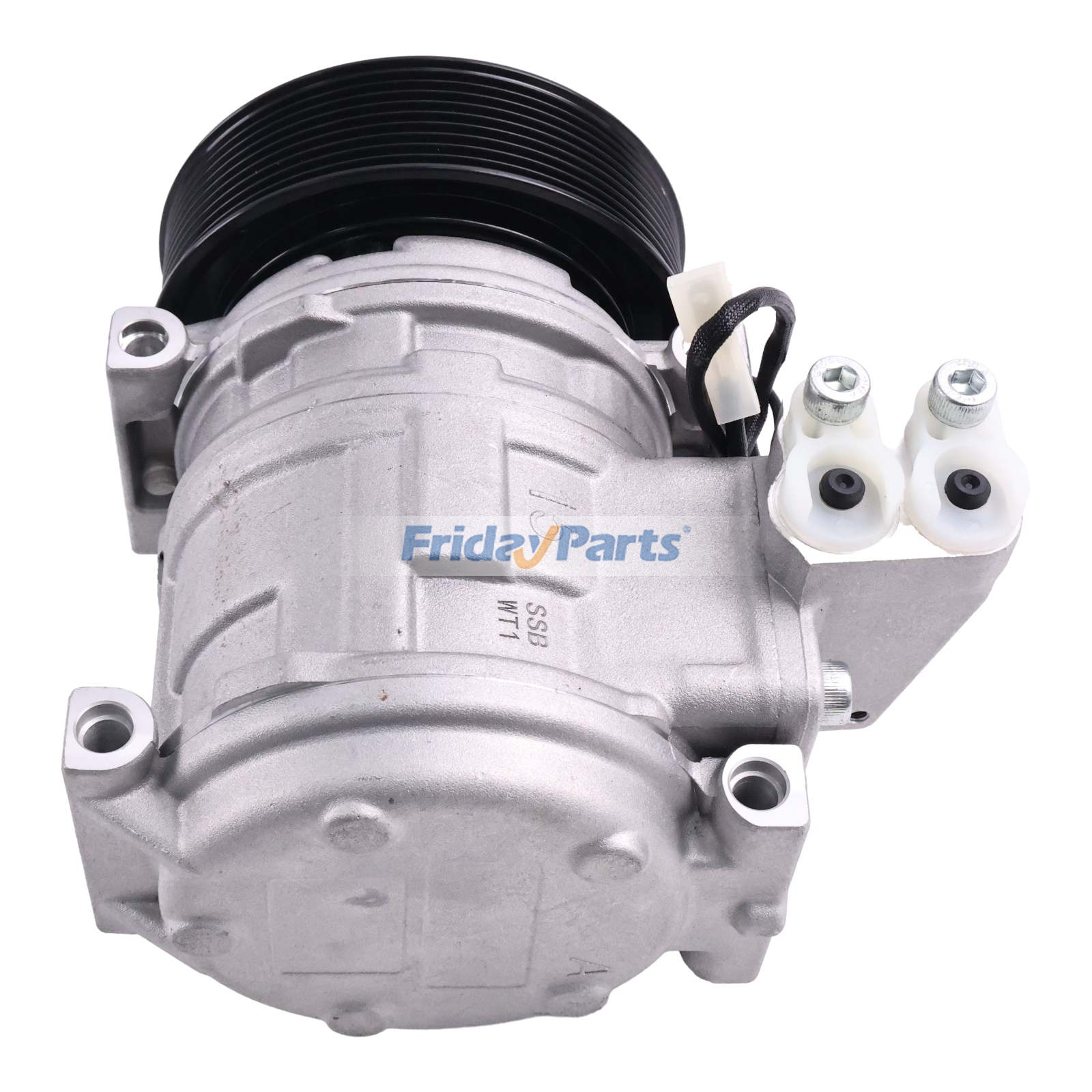 Compresor de aire acondicionado 24V 8PK 10PA15C SE502402 para camión volquete articulado John Deere 350D 400D