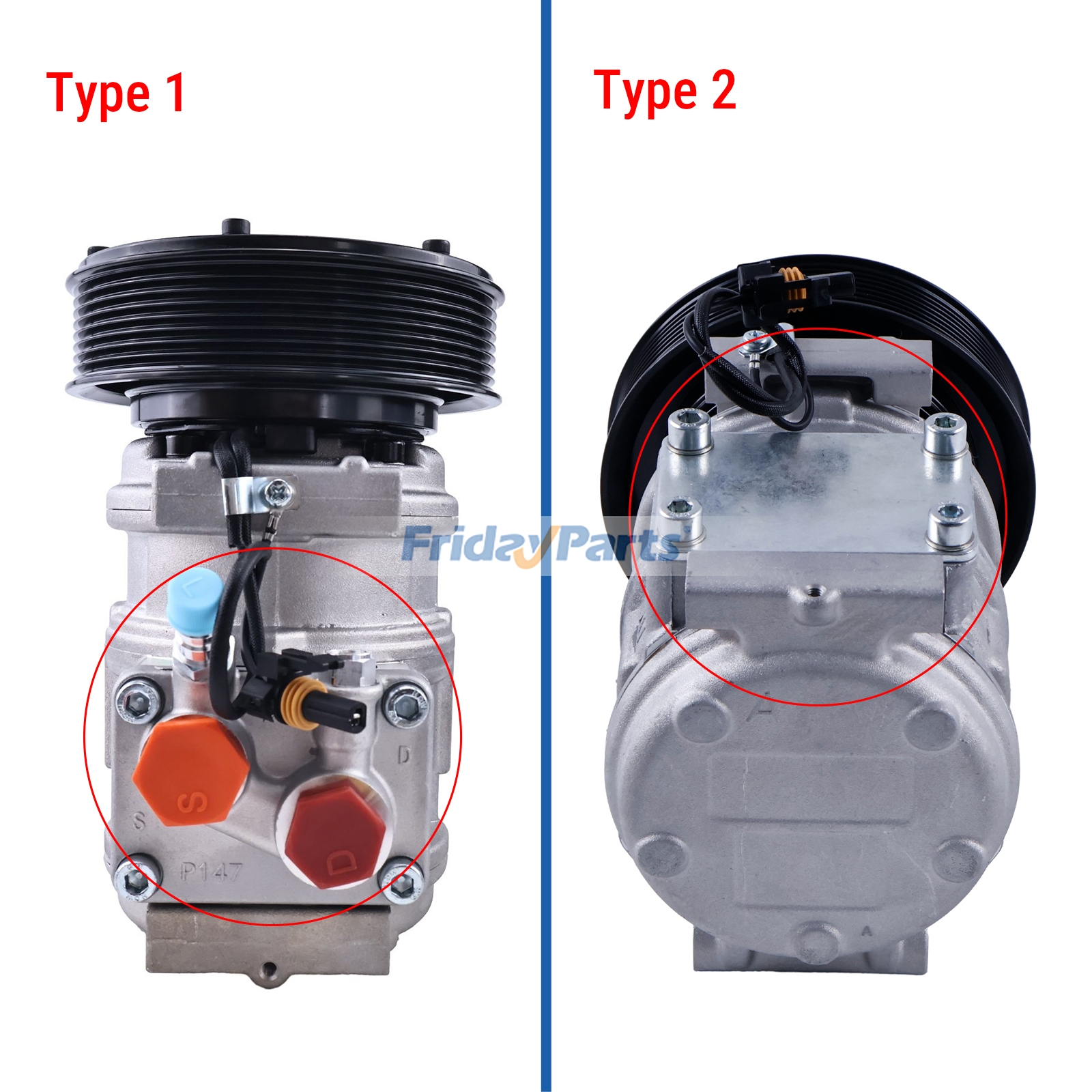 FridayParts 10PA17C Klimakompressor
