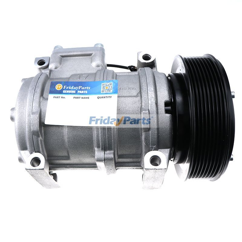 Compresseur de climatisation 10PA17C AH169875 pour tracteur John Deere 5085 5410 6403 7610 7715 7800 7200 7400 8100 8200 8300 8330 9400 9100 9200 9220 9300 9320