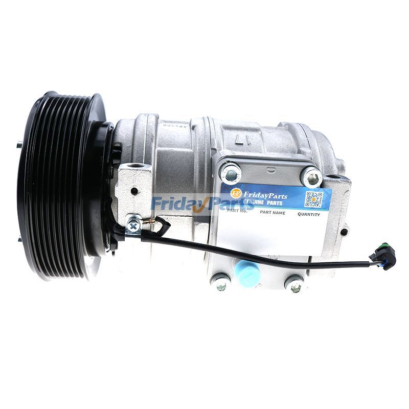 Compresseur de climatisation 10PA17C 5085 5410 6403 7610 7715 8100 8200 8300 8330 9400 9100 9200 9220 9300 9320 pour Moteur,Tracteur Pour JOHN DEERE