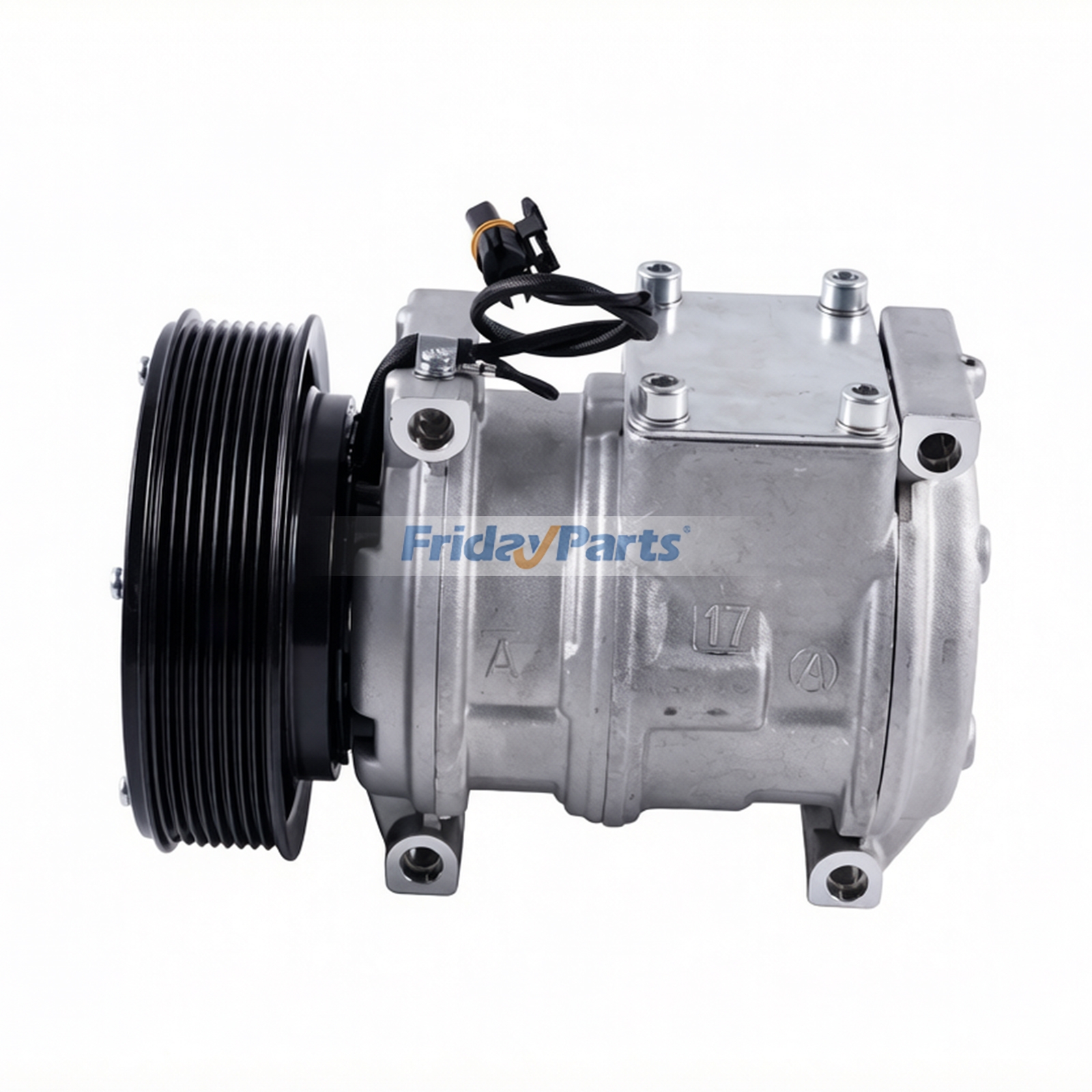 Compresor de aire acondicionado DH400539 de 12 V y 145 mm, 8 unidades, 10PA17C para excavadoras Hitachi ZAXIS240F-3, ZAXIS290F-3, ZX200LC, ZX250, Zaxis200F, Zaxis210F-3 y Zaxis240F-3.