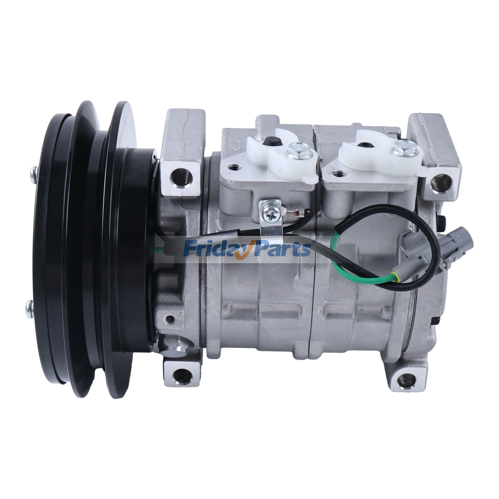 Compresor de aire acondicionado 24V 10S13C 4709228 para excavadora John Deere 470GLC 670GLC 870GLC 470P 470G 670P 670G 870P 870G Para HYUNDAI,Para JOHN DEERE