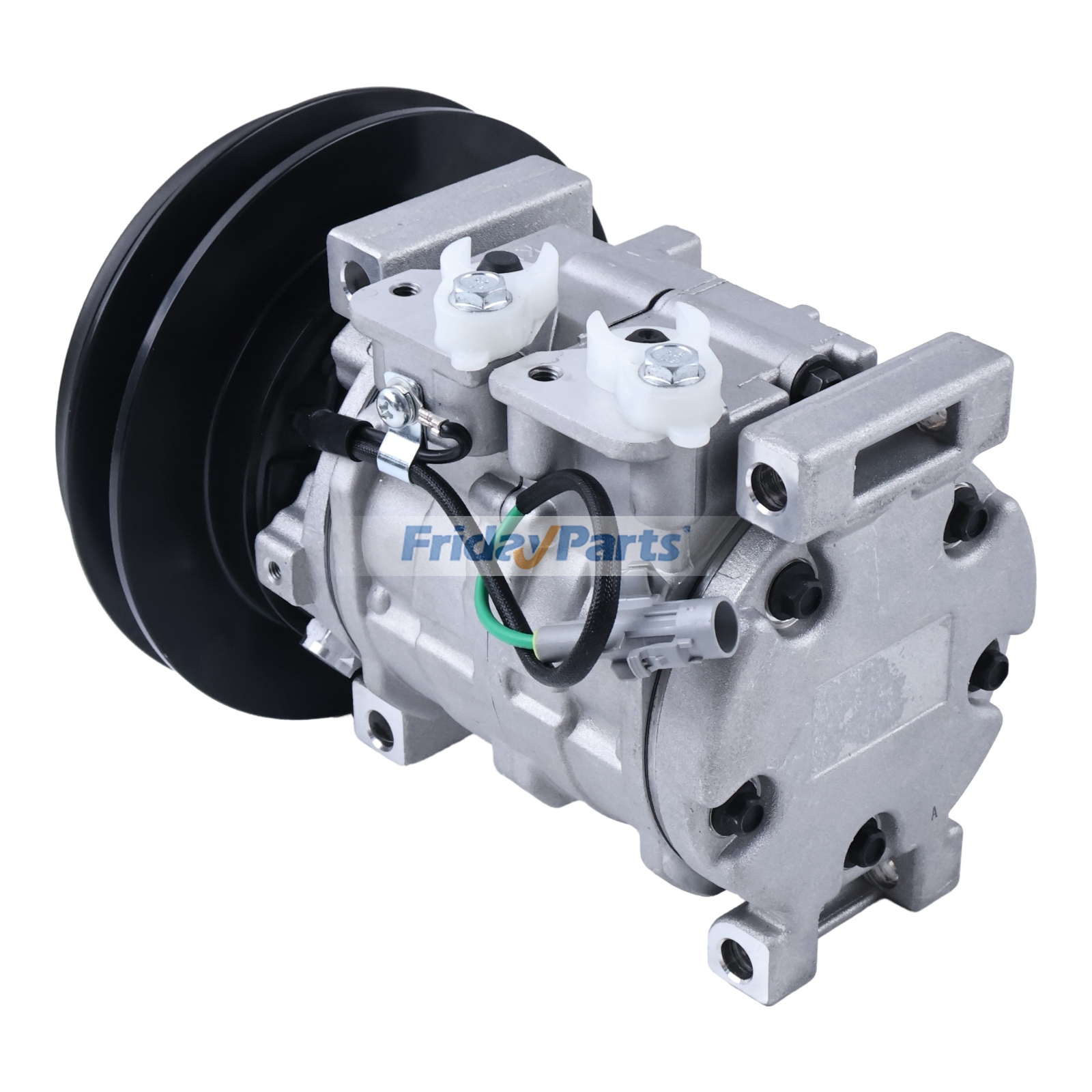 Compresor de aire acondicionado 24V 10S13C 4709228 para excavadora John Deere 470GLC 670GLC 870GLC 470P 470G 670P 670G 870P 870G de FridayParts