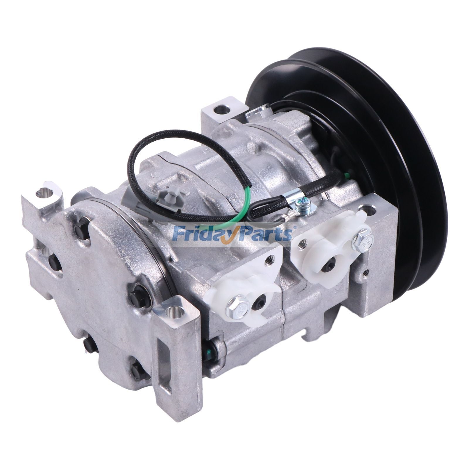 Compressor de ar condicionado 10S13C 4721999 para escavadeira John Deere 210G 245GLC 250GLC 290GLC 350GLC 380GLC FridayParts