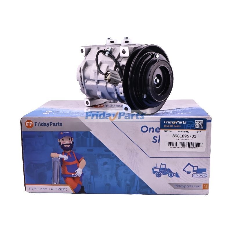 10S13C A/C Compressor 8981095701 for Isuzu Engine 4HK1 Truck NPR NQR NRR FTR