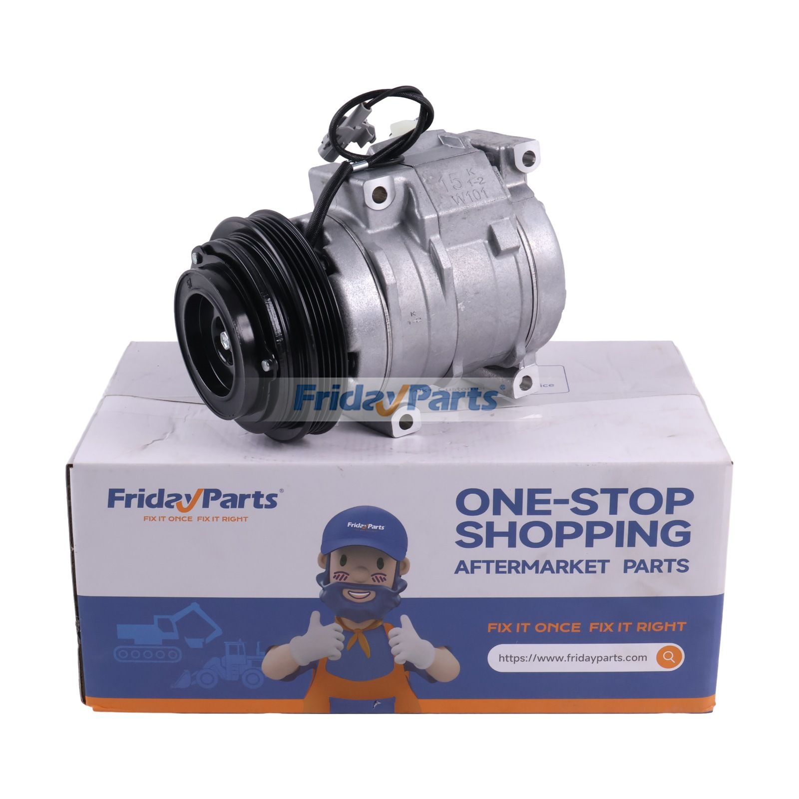 【konz530】DL-RT20-CP Compressor de ar condicionado Denso 10S15C 87554361 para trator