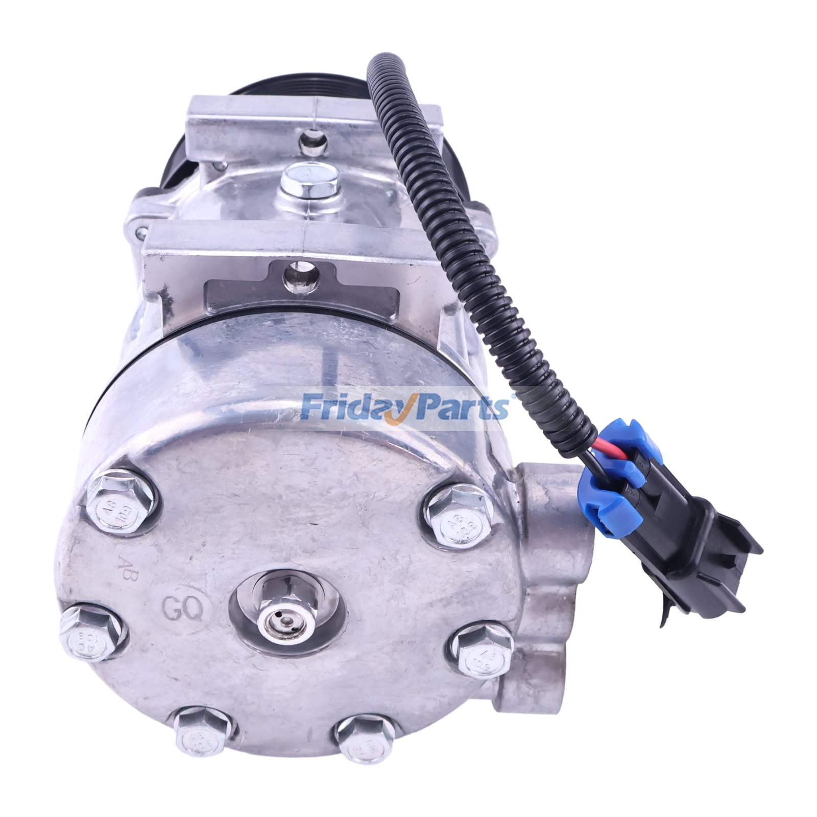 10S17C A/C Compressor compatible with Excavator,Off-Road Truck