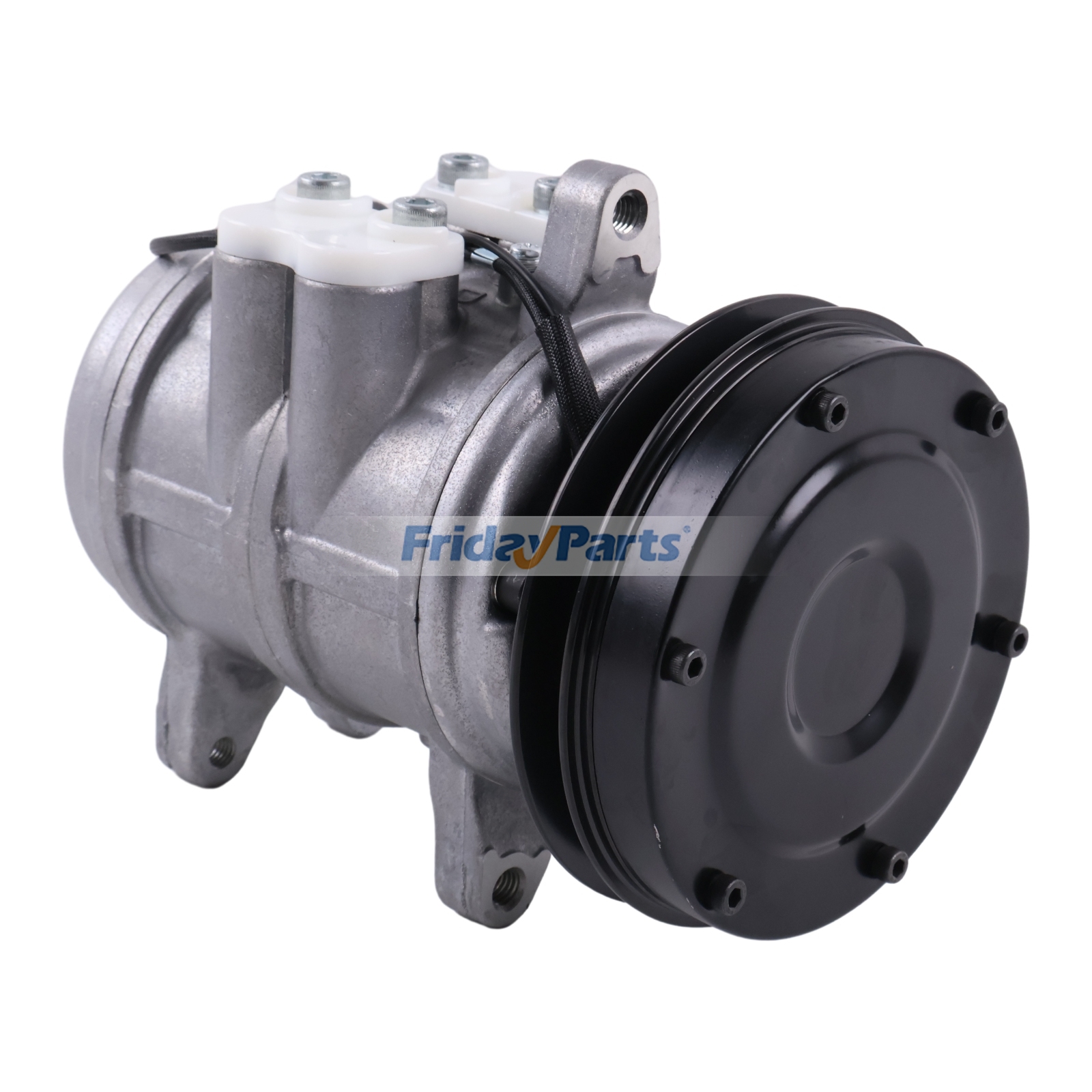 12V 1PK 6E171 Klimakompressor AR99850 471008530 für John Deere Radlader 315C 410B 410C 510B Traktor 4050 4650 8450 8850 Mähdrescher 1055 1065 1166 1188