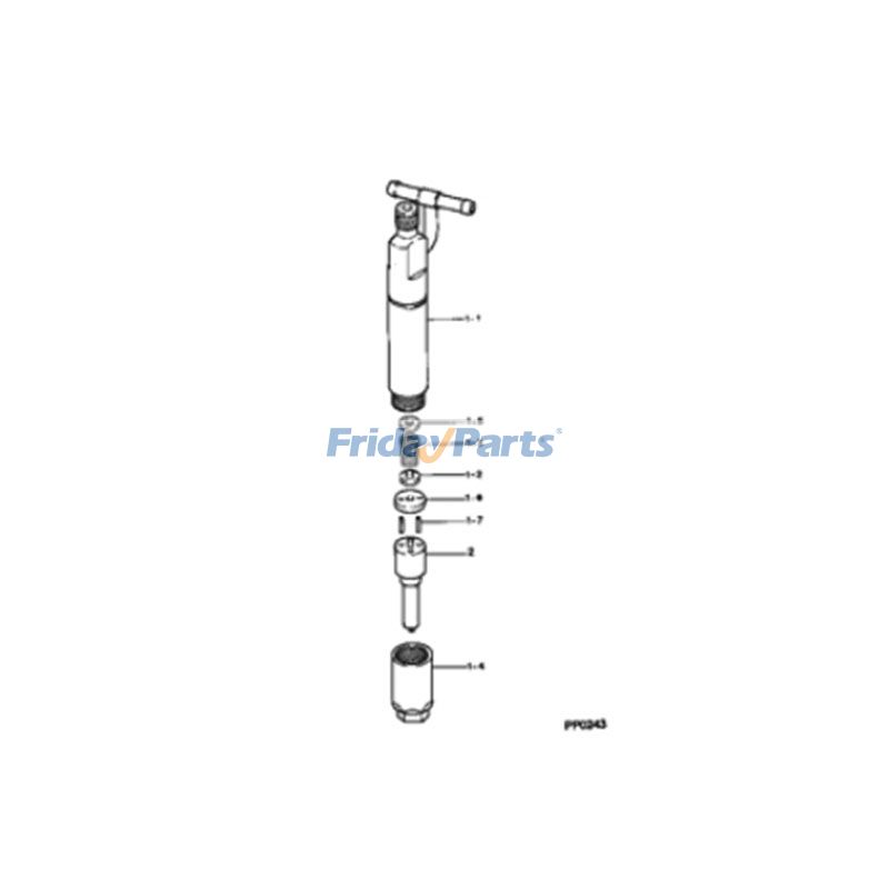 FridayParts Denso-Einspritzdüse