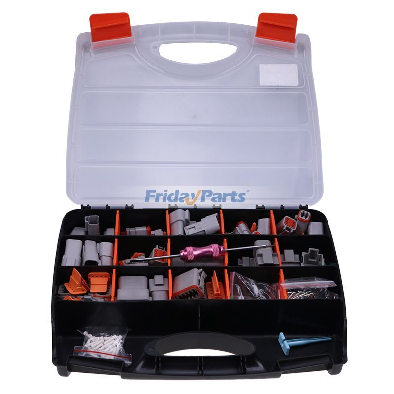 FridayParts 450-teiliges Deutsch DT-Anschlussstecker-Set für 14-20 AWG gestanzte Kontakte