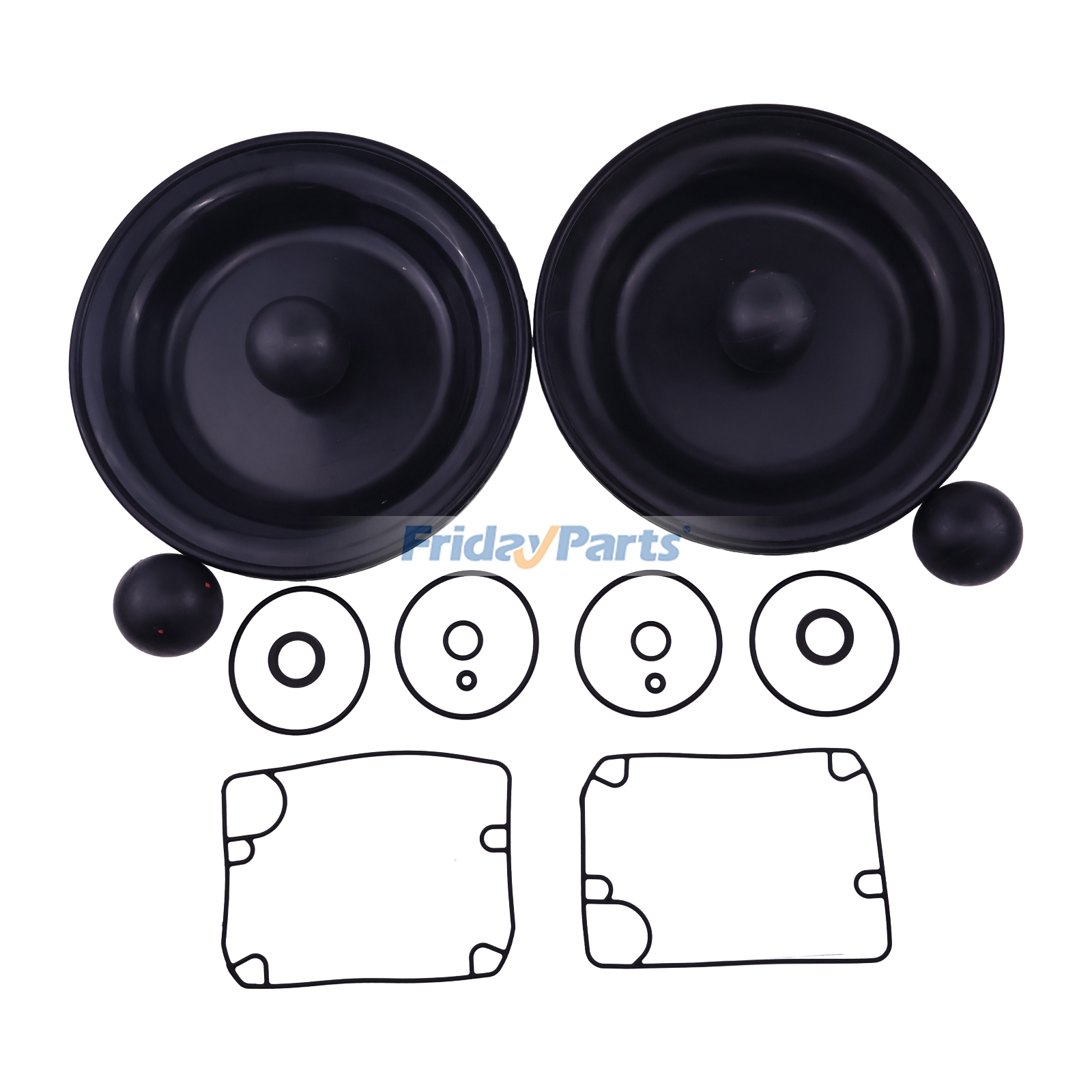 Kit de reparación de bomba de diafragma 637309-GG para bomba PD20A-ASP-GGG-B PD20A-BCP-GGG-B de FridayParts