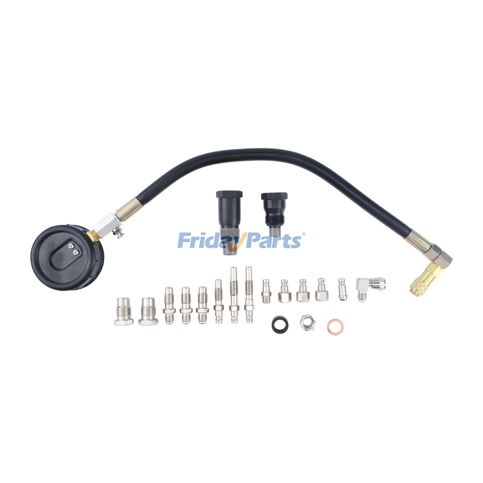 Kit de test de compression pour moteur diesel avec adaptateur pour injecteur de préchauffage TU-15 pour Ford Powerstroke 7.3L, 6.0L, 6.4L et 6.7L.pourPour Ford,Pour AUTRE MARQUE