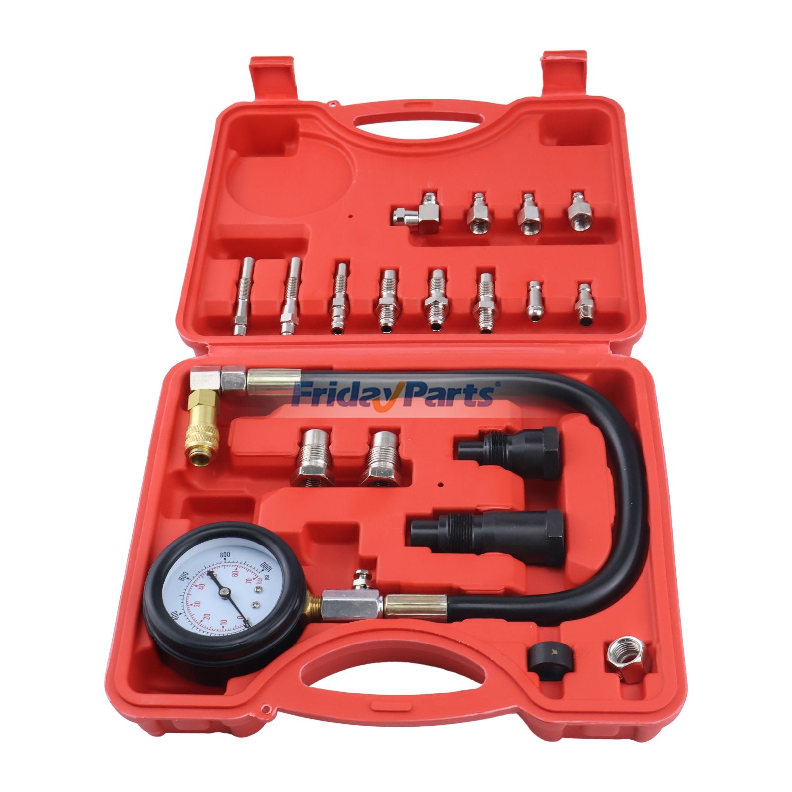 Kit de test de compression pour moteur diesel avec adaptateur pour injecteur de préchauffage TU-15 pour Ford Powerstroke 7.3L, 6.0L, 6.4L et 6.7L.