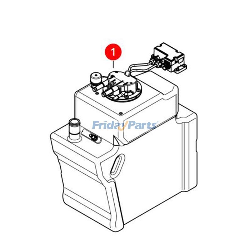 Loader Diesel Exhaust Fluid (DEF) Control Tank CTL