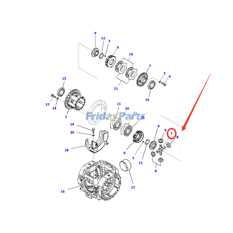 FridayParts Differential-Hinterachswelle