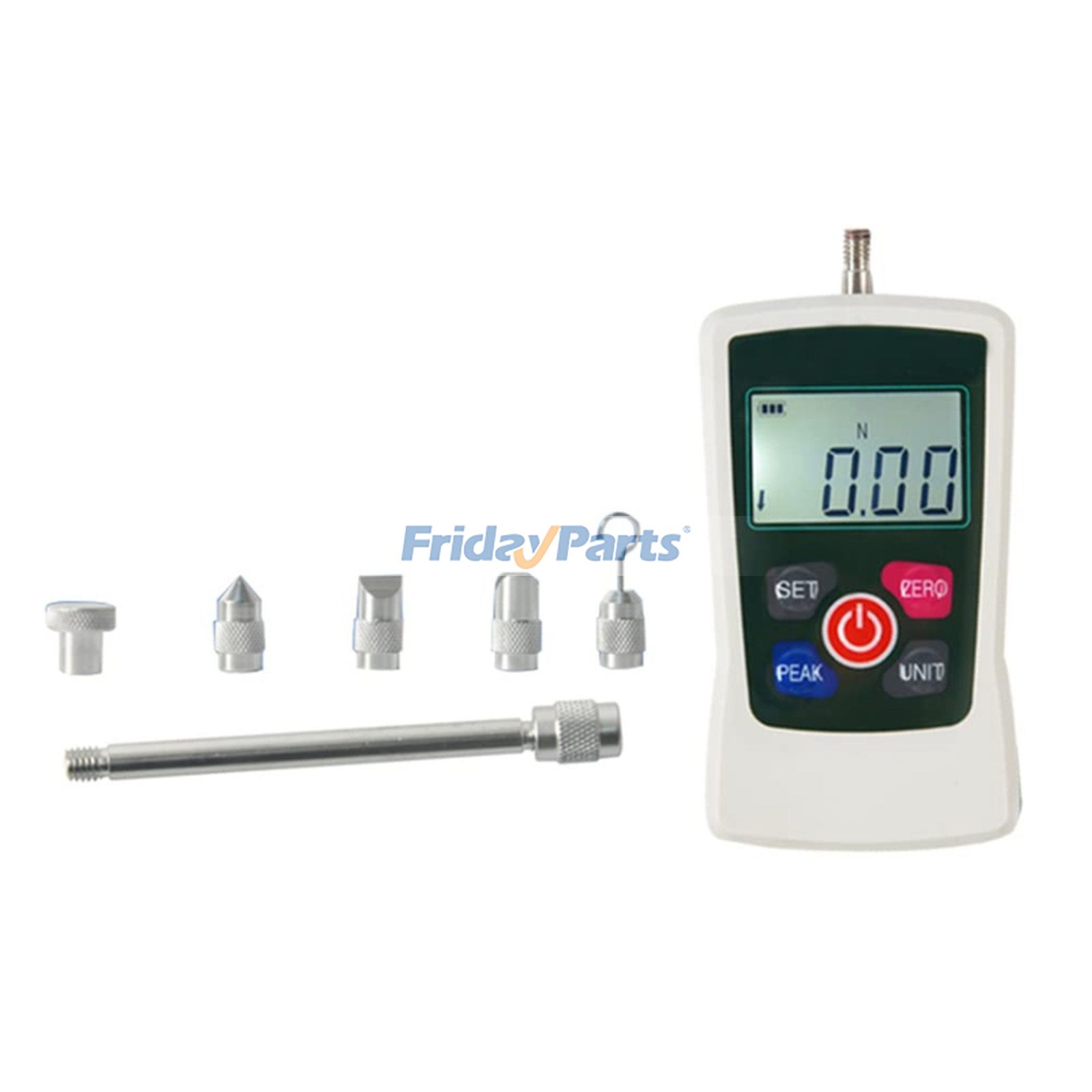 Medidor digital de fuerza de empuje y tracción AMF-500N para mediciones de precisión