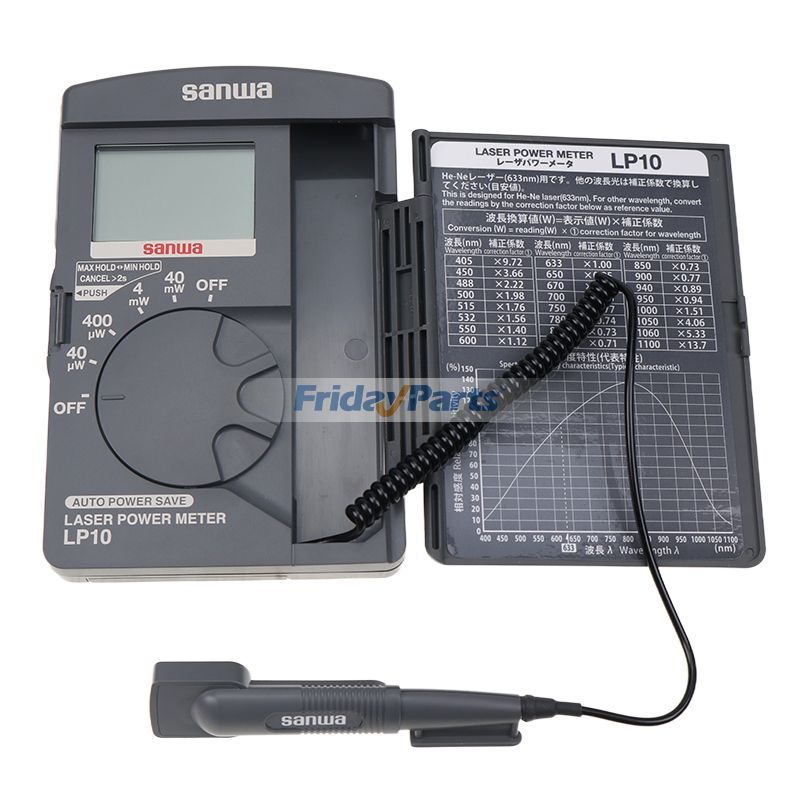  Digital SANWA LP1 Optical Laser Power Meter 40mW 400~1100nm range optical sensor For OTHER BRAND