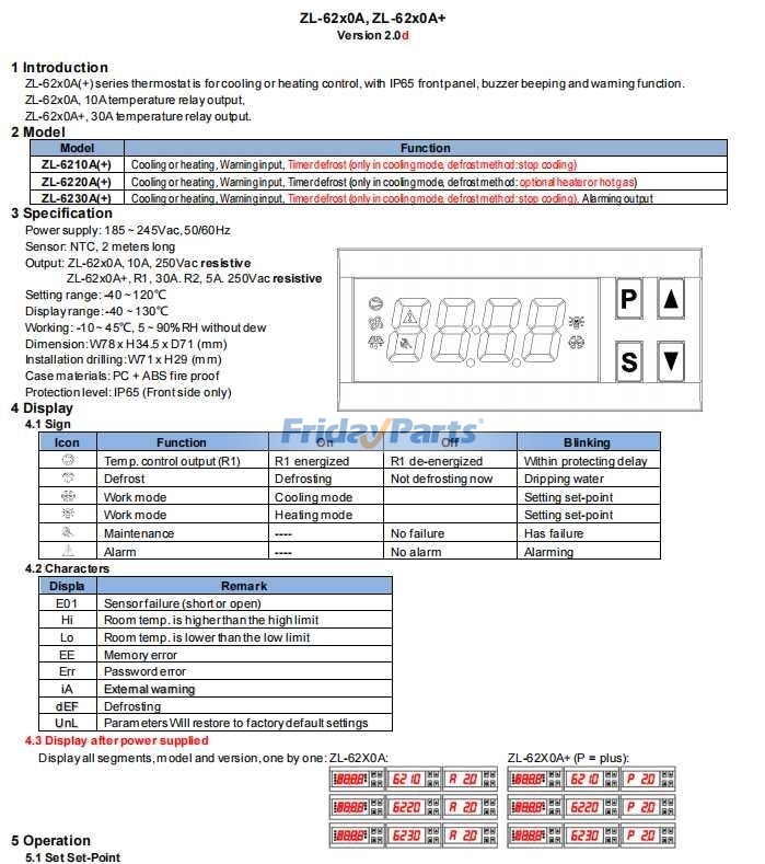 Digital Thermostat Controllerfür Sonstiges