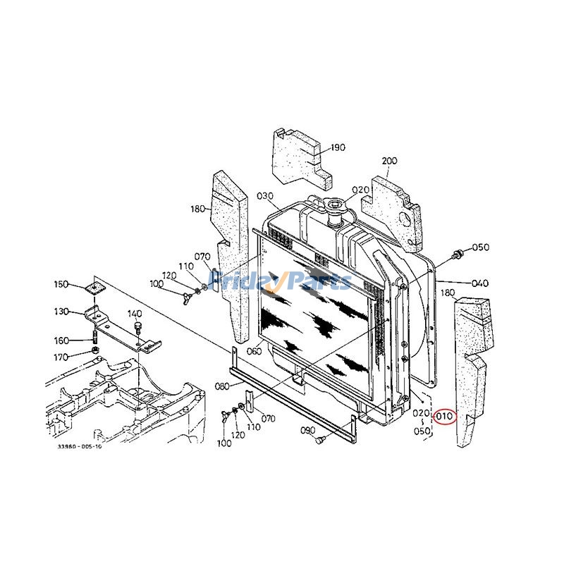 Water Tank Radiator for Tractor