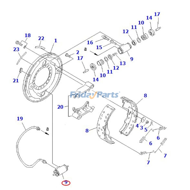 Wheel Cylinder for Forklift