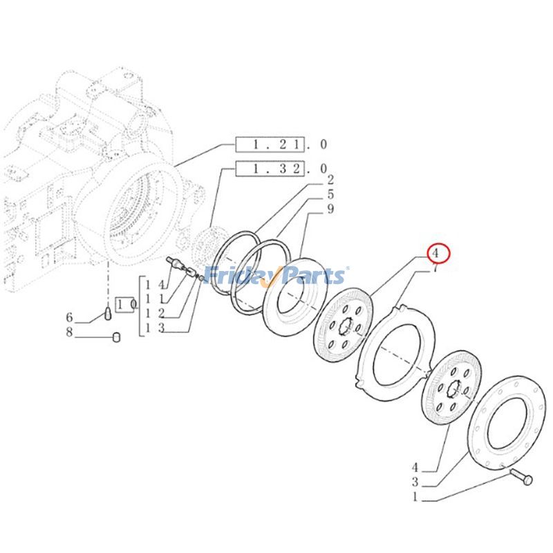 トラクター ブレーキディスク