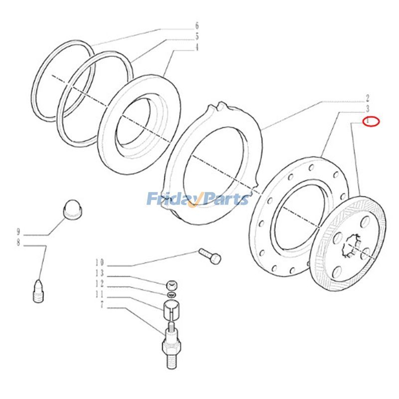 トラクター ブレーキディスク