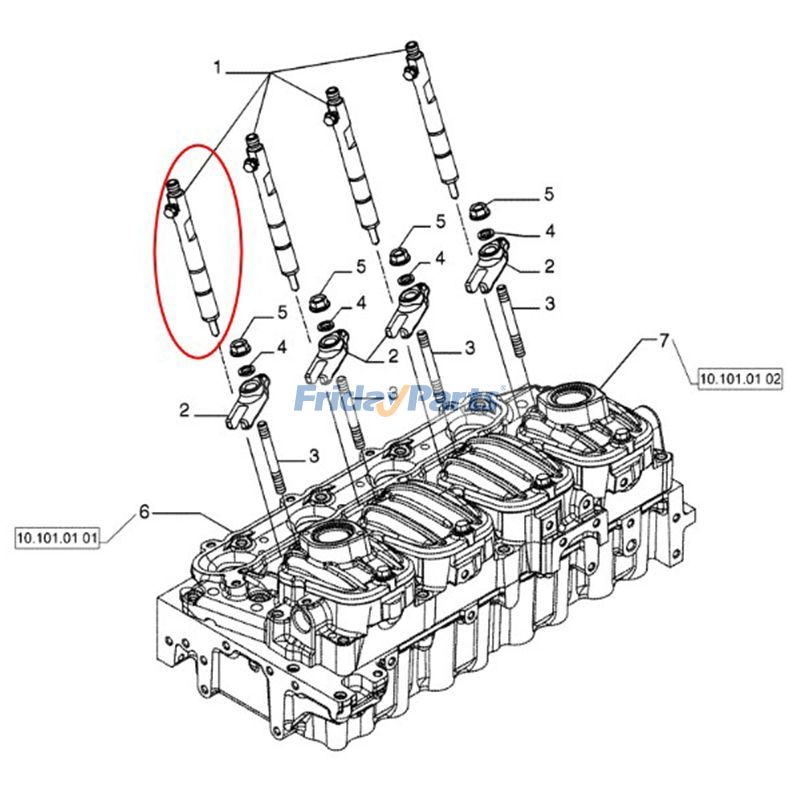 FridayParts Fuel Injector