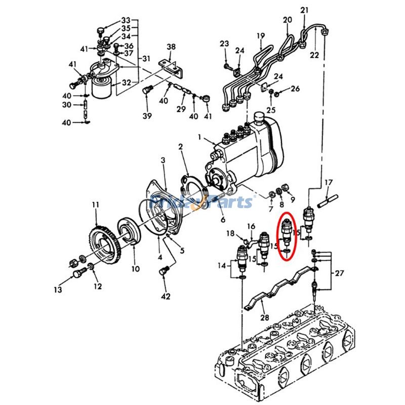 FridayParts Fuel Injector