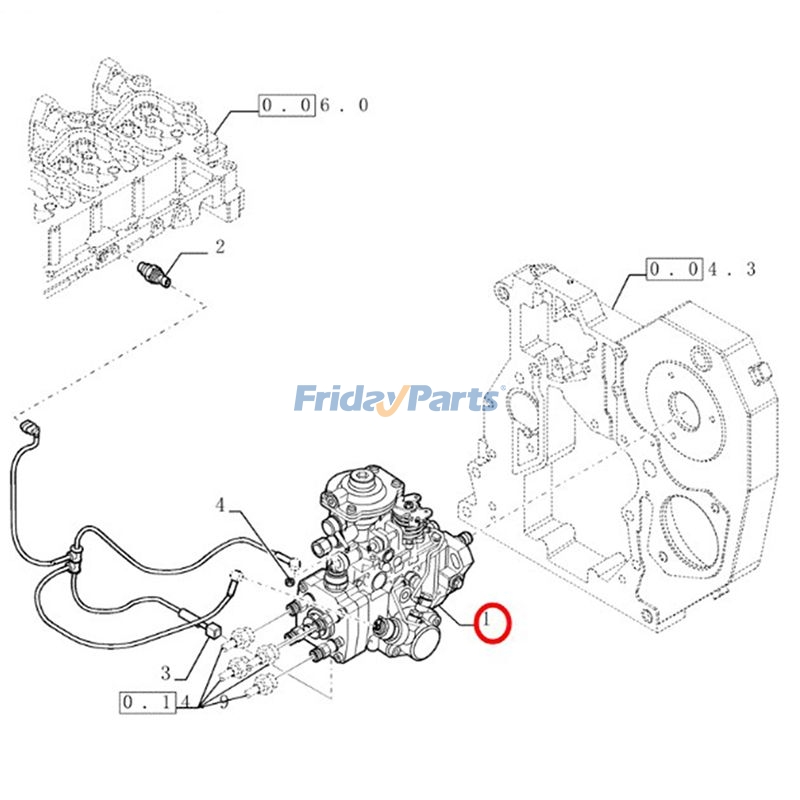  Fuel Injection Pump For New Holland