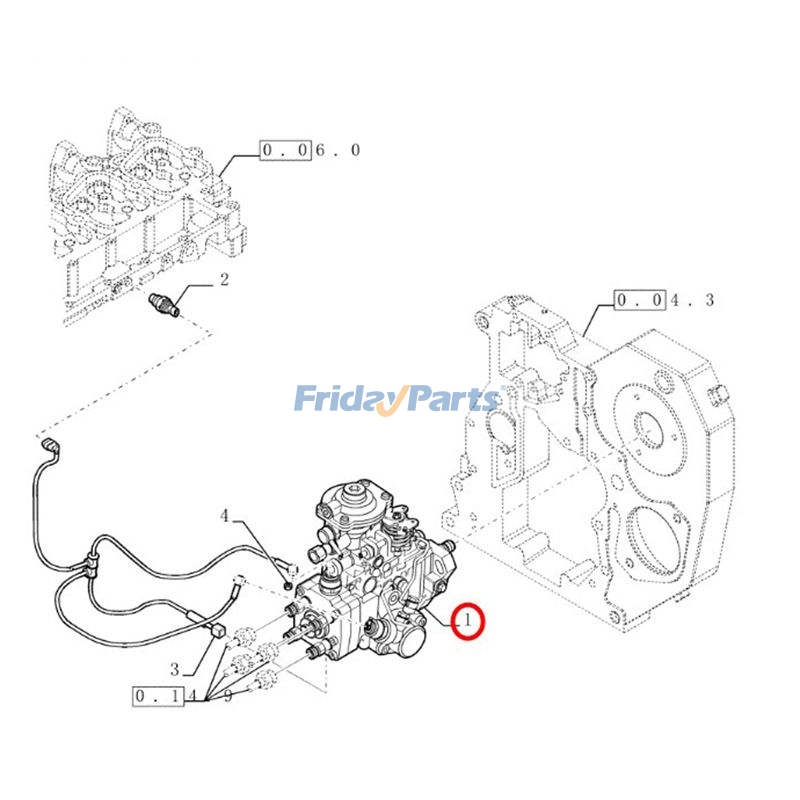  Fuel Injection Pump For CASE