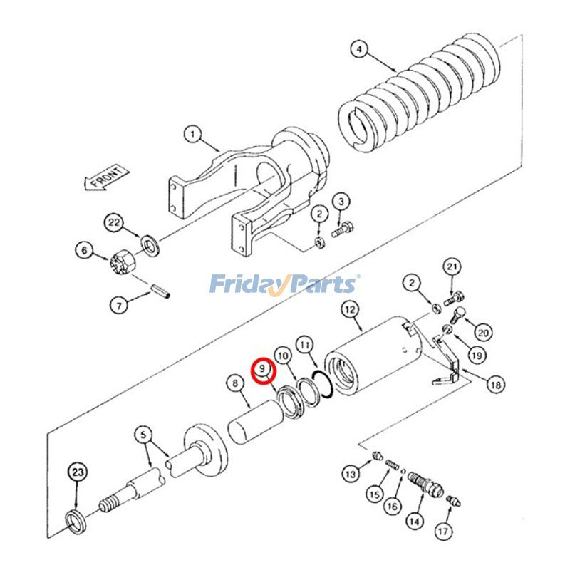 Kit de vedação de cilindro 164260A1 para CASE CX290 CX330 CX300D LC CX350 9050B CX300C CX350B CX350C CX350D LC para Escavadora 