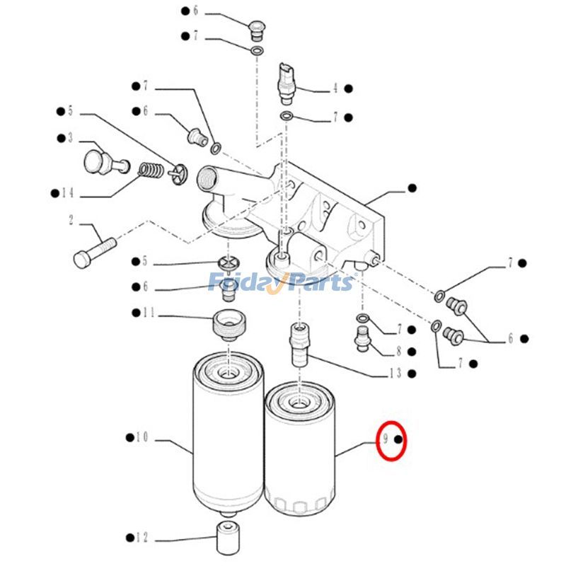 Fuel Filter for Engine,Loader,Motor Grader,Tractor,Other Agricultural Equipment