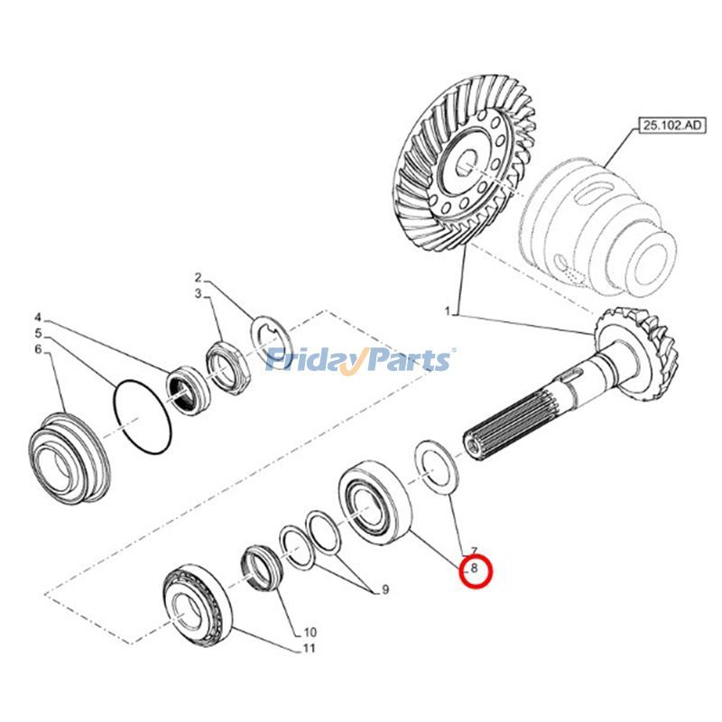  Roller Bearing For CASE